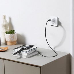 „Tech-Protect Ultraboost“ USB-C kampinis adapteris „Garmin“ laikrodžiui – pilkas