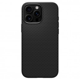 „Spigen Liquid Air „T“ MagSafe“ dėklas, skirtas „iPhone 16 Pro“ – matinės juodos spalvos