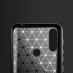 Carbon Case lankstus dangtelis Motorola Moto E7i Power black