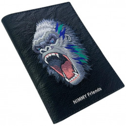 „Nimmy Raptor Gorilla“ paso / piniginės dėklas – juodas