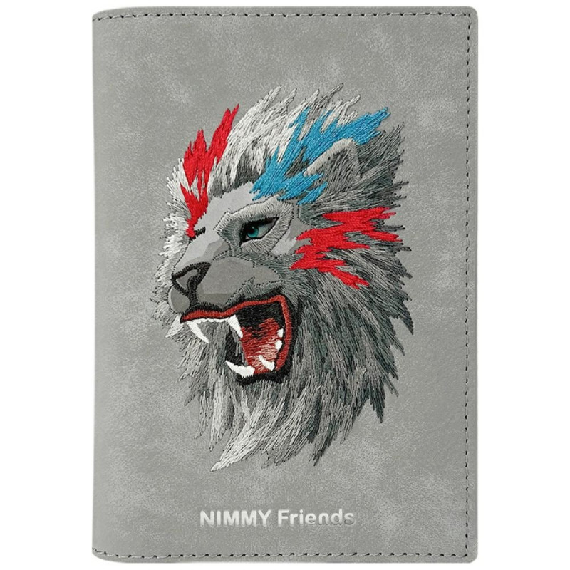 „Nimmy Raptor Lion“ paso / piniginės dėklas – pilkas