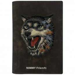 „Nimmy Raptor Wolf“ paso / piniginės dėklas – rudas