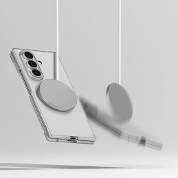 „Ringke Slim“ magnetinis „MagSafe“ dėklas, skirtas „Samsung Galaxy Z Fold 7“ – skaidrus