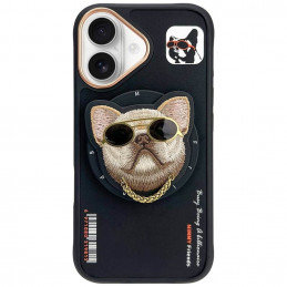 „Nimmy Glasses Cool nag MagSafe“ dėklas, skirtas „iPhone 16“ – juodas