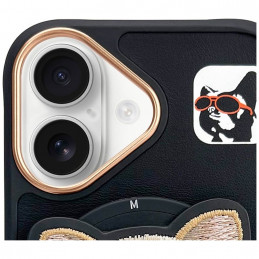 „Nimmy Glasses Cool nag MagSafe“ dėklas, skirtas „iPhone 16“ – juodas
