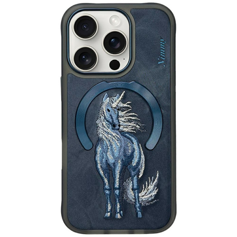 „Nimmy Magnetic Fantasy Animal“ dėklas „MagSafe“, skirtas „iPhone 16 Pro Max“ – mėlynas
