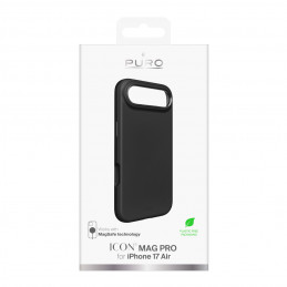 „Pure Icon Mag Pro“ skysto silikono dėklas, skirtas „iPhone 17 Air“, suderinamas su „MagSafe“, su kameros apsauga ir ali...