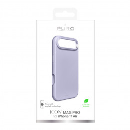„Pure Icon Mag Pro“ skysto silikono dėklas, skirtas „iPhone 17 Air“, suderinamas su „MagSafe“, su kameros apsauga ir ali...