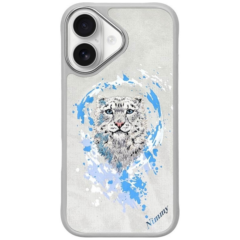 „Nimmy Pantera MagSafe“ dėklas, skirtas „iPhone 16“ – šviesiai pilkas
