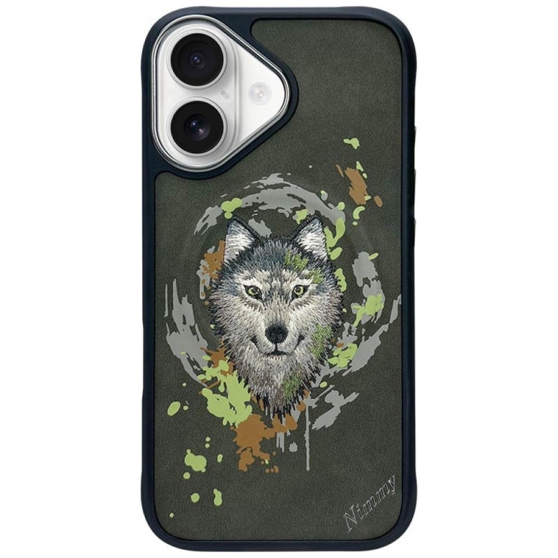 „Nimmy Wilk MagSafe“ dėklas, skirtas „iPhone 16“ – tamsiai pilkas