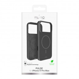 „Puro Pulse“ apsauginis dėklas, skirtas „iPhone 17 Pro Max“, polikarbonato – pilkas