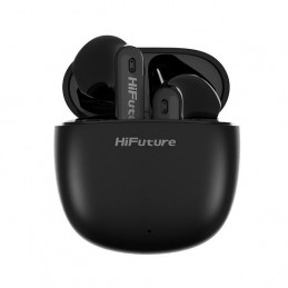 „HiFuture Colorbuds2 Bluetooth 5.3 TWS“ ausinės su įkrovimo stotele – juodos