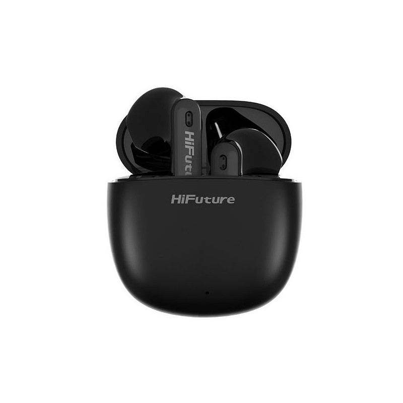 „HiFuture Colorbuds2 Bluetooth 5.3 TWS“ ausinės su įkrovimo stotele – juodos