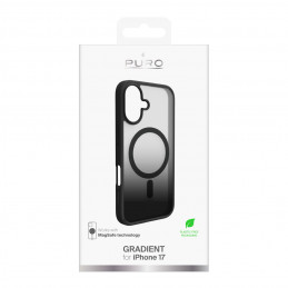 „Puro Gradient“ TPU „MagSafe“ suderinamas dėklas, skirtas „iPhone 17“ – juodas