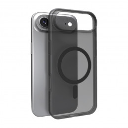 „Puro Daylight Magsafe“ suderinamas silikoninis dėklas, skirtas „iPhone 17 Air“ – permatomas juodas