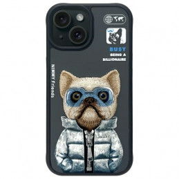 „Nimmy Cool&Cute 2.0“ dėklas, skirtas „iPhone 15“ – juodas