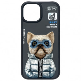 „Nimmy Cool&Cute 2.0“ dėklas, skirtas „iPhone 15“ – juodas