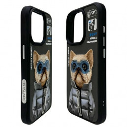 „Nimmy Cool&Cute 2.0“ dėklas, skirtas „iPhone 15 Pro“ – juodas