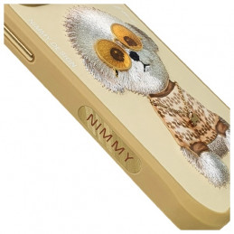 „Nimmy Glasses“ stilingas dėklas, skirtas „iPhone 15 Pro“ – smėlio spalvos
