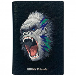 „Nimmy Raptor Gorilla“ paso / piniginės dėklas – juodas