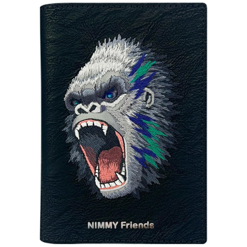 „Nimmy Raptor Gorilla“ paso / piniginės dėklas – juodas