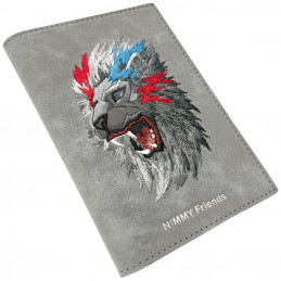 „Nimmy Raptor Lion“ paso / piniginės dėklas – pilkas