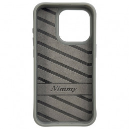 „Nimmy Cool&Cute 2.0“ meškiuko dėklas, skirtas „iPhone 15 Pro“ – pilkas