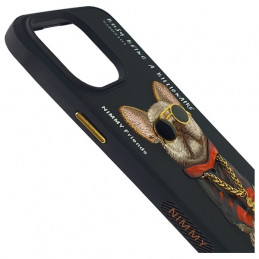 „Nimmy Glasses“ stilingas dėklas, skirtas „iPhone 15 Pro Max“ – juodas