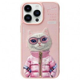 „Nimmy Cool&Cute 2.0“ dėklas, skirtas „iPhone 15 Pro Max“ – rožinis
