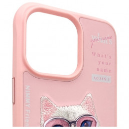 „Nimmy Cool&Cute 2.0“ dėklas, skirtas „iPhone 15 Pro Max“ – rožinis