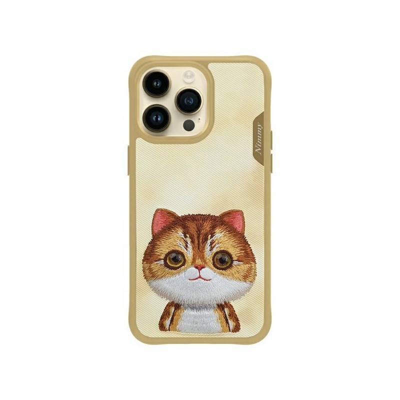 „Nimmy Big Eyed Pet 2.0“ katės dėklas, skirtas „iPhone 15 Pro Max“ – žalias