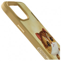 „Nimmy Big Eyed Pet 2.0“ katės dėklas, skirtas „iPhone 15 Pro Max“ – žalias