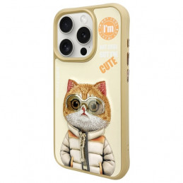 „Nimmy Cool&Cute 2.0“ katės dėklas, skirtas „iPhone 15 Pro Max“ – žalias