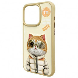 „Nimmy Cool&Cute 2.0“ katės dėklas, skirtas „iPhone 15 Pro Max“ – žalias