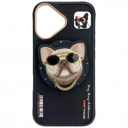 „Nimmy Glasses Cool nag MagSafe“ dėklas, skirtas „iPhone 16“ – juodas