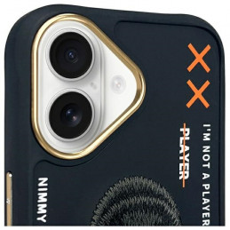 „Nimmy Cool&Cute 2.0“ beždžionės formos dėklas, skirtas „iPhone 16“ – juodas