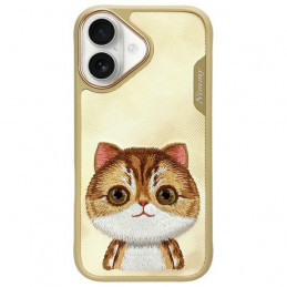„Nimmy Big Eyed Pet 2.0“ katės dėklas, skirtas „iPhone 16“ – žalias
