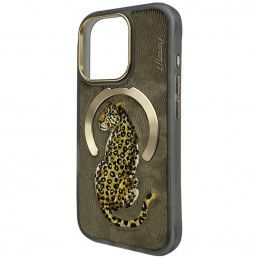„Nimmy Magnetic Fantasy Animal“ „MagSafe“ dėklas, skirtas „iPhone 16 Pro“ – auksinis