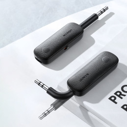 Ugreen bluetooth siųstuvo imtuvo mini lizdas 3,5 mm juodas (CM403)