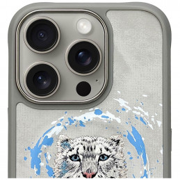 Nimmy Pantera MagSafe dėklas, skirtas iPhone 16 Pro – pilkas