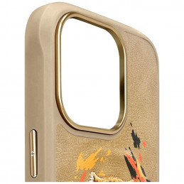 Nimmy Tiger MagSafe dėklas iPhone 16 Pro - rudas