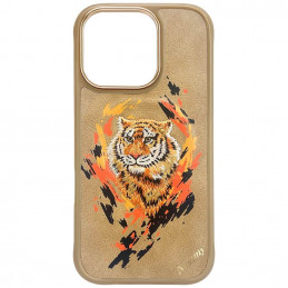„Nimmy Tiger MagSafe“ dėklas, skirtas „iPhone 16 Pro Max“ – rudas