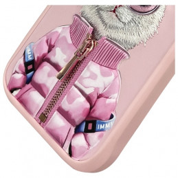 „Nimmy Cool&Cute 2.0“ katės dėklas, skirtas „iPhone 16 Pro Max“ – rožinis