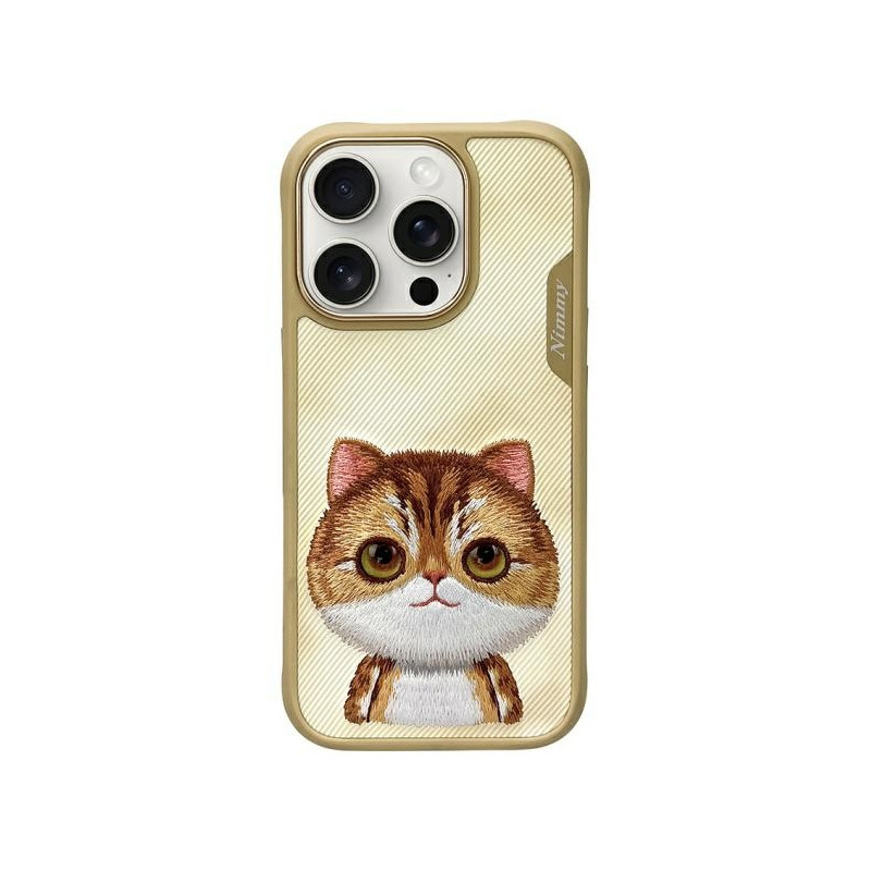 „Nimmy Big Eyed Pet 2.0“ katės dėklas, skirtas „iPhone 16 Pro Max“ – žalias
