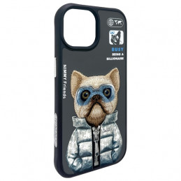 „Nimmy Cool&Cute 2.0“ dėklas, skirtas „iPhone 15“ – juodas