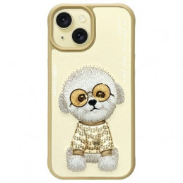 „Nimmy Glasses“ stilingas „iPhone 15“ dėklas – smėlio spalvos