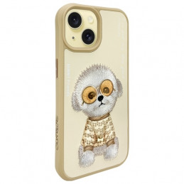„Nimmy Glasses“ stilingas „iPhone 15“ dėklas – smėlio spalvos