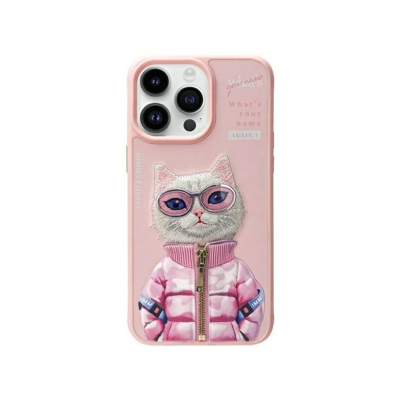 „Nimmy Cool&Cute 2.0“ dėklas, skirtas „iPhone 15 Pro Max“ – rožinis