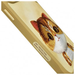„Nimmy Big Eyed Pet 2.0“ katės dėklas, skirtas „iPhone 15 Pro Max“ – žalias
