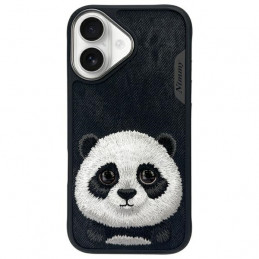 „Nimmy Big Eyed Pet 2.0“ pandos dėklas, skirtas „iPhone 16“ – juodas